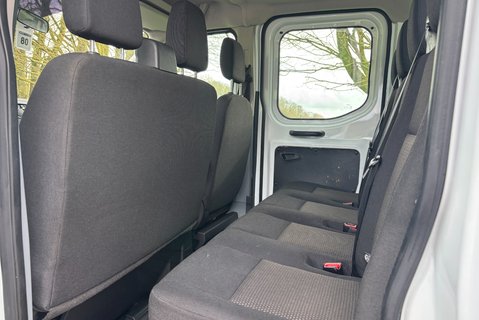 Ford Transit 350 Drw L3 130 ps Crew Cab Tipper - Air Con - Ex MOD 16