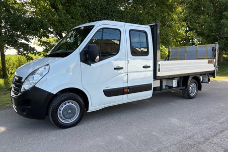 Vauxhall Movano F3500 L3 H1 125 ps Cdti Crew Cab Dropside with Tail Lift - Air Con