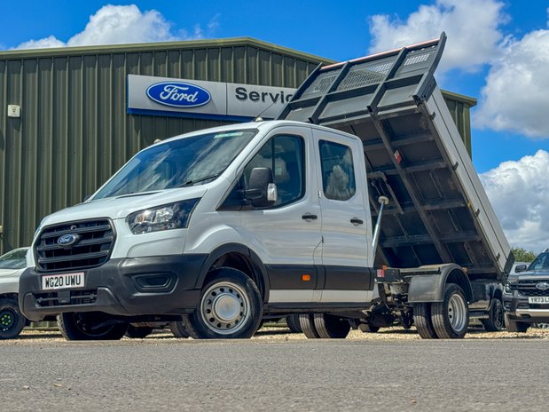 Ford Transit Tipper [SOLD MT] Crew Cab LWB L3 Leader 350 Dual Rear Wheel Tow Bar EURO 6 1