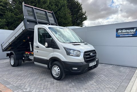 Ford Transit 350 Drw L2 130 ps Single Cab Tipper - Air Con / Sat Nav / Tow Axle 1