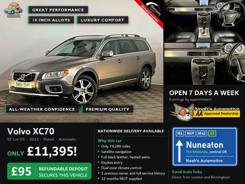 Volvo XC70 D5 SE LUX POLESTAR 227 BHP AWD 2.4 DIESEL AUTOMATIC 2