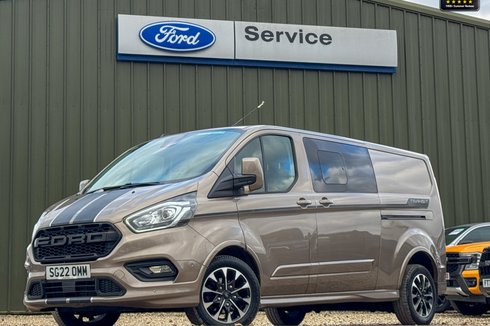 Ford Transit Custom Crew Cab LWB L2H1 Sport 320 AirCon Alloys SELECT