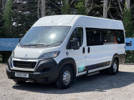 Peugeot Boxer 2.2 Boxer 440 L4H2 17-SEAT MINIBUS LITE NON-D1 WITH WHEELCHAIR RAMP. Euro 6