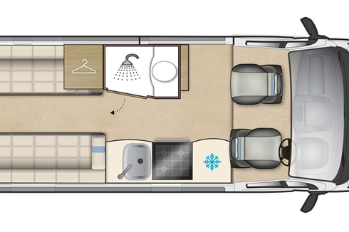 Auto-Sleepers Warwick Duo 2 Berth|2 Belt|Kitchen|Awning|AUTOMATIC|VANLUX