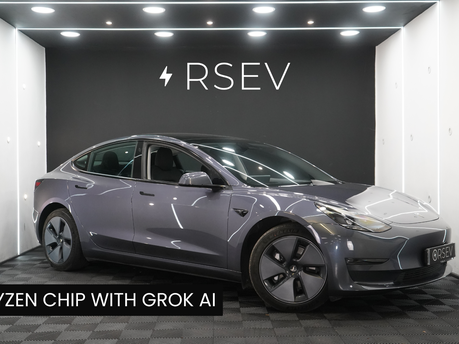 Tesla Model 3 LONG RANGE AWD One Owner RYZEN Now with GROK AI Adaptive LEDs Pano Roof  