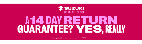 Suzuki 14 Day Return Guarantee