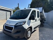 Peugeot Boxer 335 2.2 Hdi 130 ps Crew Cab Tipper - Air Con - Ex MOD 5