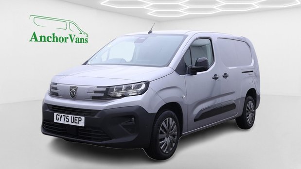 Peugeot Partner AUTO LWB L2H1 Low Roof Asphalt Air Con Sensors Cam EURO 6 1