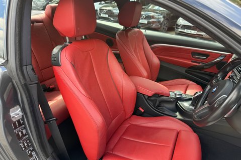BMW 4 Series 435D XDRIVE M SPORT -ADAPTIVE SUSPENSION -CORAL RED LEATHER  13