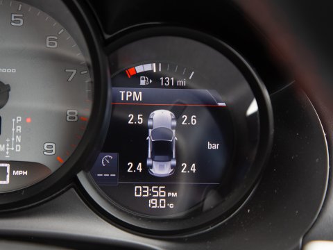 Tire Pressure Monitoring Display on 981 Boxster