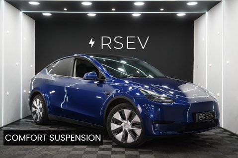Tesla Model Y RWD Comfort Suspension GROK AI Deep Blue Metallic Adaptive LEDs 1Owner VATQ 