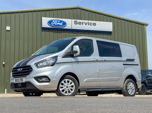 Ford Transit Custom AUTO Crew [SOLD MM] Cab SWB L1H1 320 Limited Air Con Sensors EURO 6 NO VAT 2