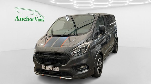 Ford Transit Custom Crew Cab AUTO SWB L1H1 Low Roof Sport 320 Air Con Alloys Sensors Cam EURO 6 1