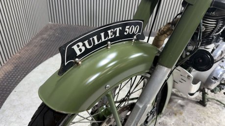 Royal Enfield Bullet 500 CLASSIC 2020 ONLY 11K ARMY COLOUR SCHEME 500CC A2 9