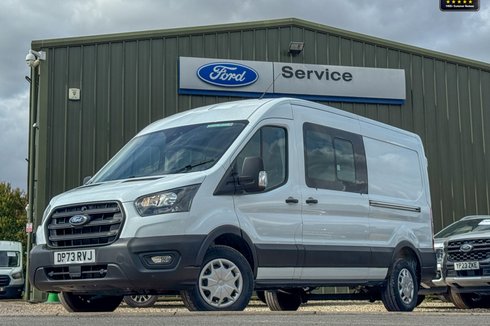 Ford Transit LWB Crew Cab 6 Seat 350 L3 H2 Trend Dciv Ecoblue SELECT