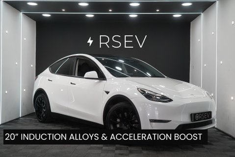 Tesla Model Y LONG RANGE AWD 20" Induction Alloys Acceleration Boost One Owner GROK AI  