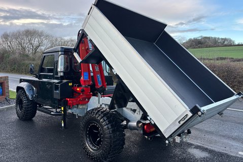 Land Rover Defender 130 130 Tdci Crane Tipper - Air Con - Galv Chassis 7