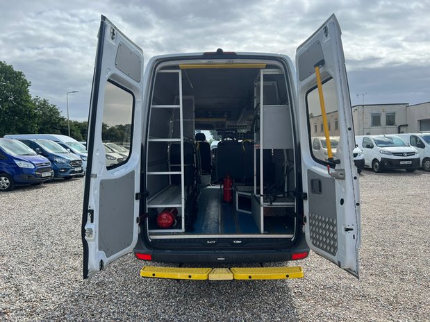 Mercedes-Benz Sprinter MWB L2H1 Low Roof Ex-Police Van-Rear Seats + Racking EURO 6 NO VAT 9