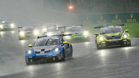 Wet Pace Unrewarded For Harry King at Spa