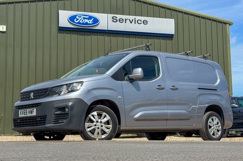 Peugeot Partner LWB L2H1 Low Roof Asphalt Air Con Nav Sensors EURO 6 NO VAT