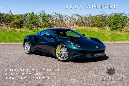 Lotus Emira V6 FIRST EDITION. 6-SPEED MANUAL. FIRST EDITION TRIM PACKAGE. KEF AUDIO. 