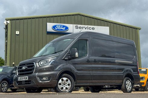Ford Transit LWB L3H2 Med Roof Limited 350 Air Con Alloys Camera Nav Sensors EURO 6