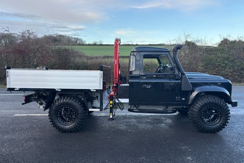 Land Rover Defender 130 130 Tdci Crane Tipper - Air Con - Galv Chassis 14