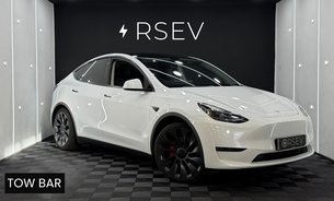 Tesla Model Y PERFORMANCE AWD White Interior Towing Package One Owner VAT Q 1