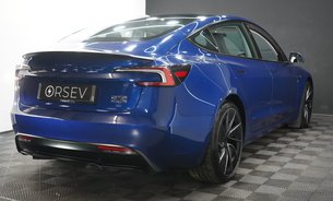 Tesla Model 3 PERFORMANCE AWD Deep Blue Metallic GROK AI RYZEN 20" ALLOYS BLACK INTERIOR 7