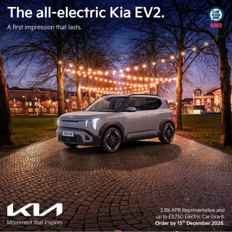 Image of Kia EV2 with offer.