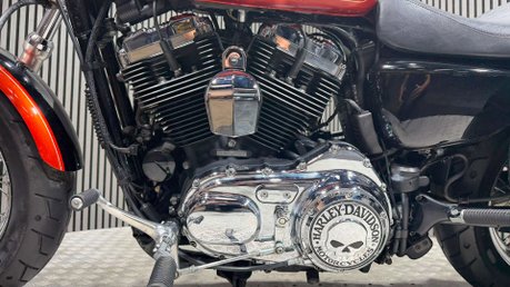 Harley-Davidson Sportster 1200 XL1200C 2011 ONLY 7K NEW MOT CUSTOM CRUISER BIKE 24
