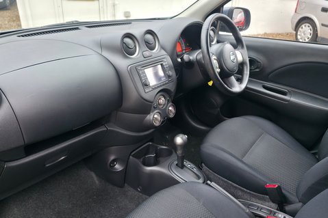 Nissan MICRA 1.2 ACENTA AUTOMATIC WITH JUST 40000 MILES! FULL SERVICE HISTORY! SAT NAV! 17