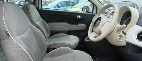 Fiat 500 LOUNGE.. AUTOMATIC.. 9 SERVICES.. £20 ROAD TAX..GLASS ROOF.B/TOOTH 1