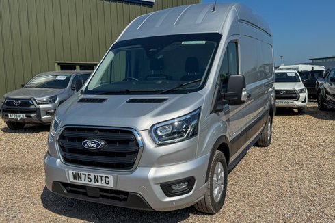 Ford Transit AUTO LWB L3H3 High Roof Limited 350 A/C Alloys Camera Nav Sensors EURO 6