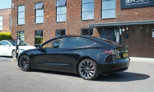 Tesla Model 3 PERFORMANCE AWD Enhanced Autopilot White Interior Solid Black 1 Owner VATQ 3