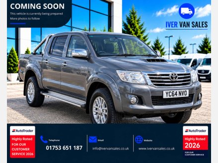 Toyota Hilux 3.0 D-4D Invincible Pickup Double Cab 4dr Diesel Manual 4WD Euro 5 (171 ps)