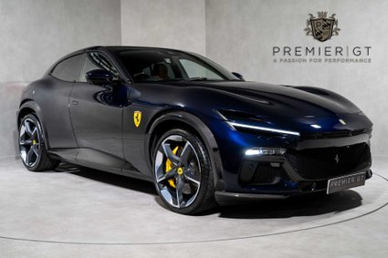 Ferrari Purosangue ATELIER. EXTENSIVE CARBON FIBRE. PAINTED SHIELDS. PASSENGER DISPLAY. P/ROOF