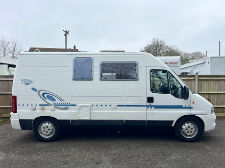 Adria Twin 2 Berth Fixed Bed Camper Van Fiat Ducato 2.8JTD Chassis 6
