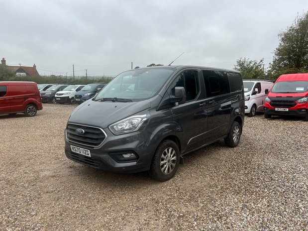 Ford Transit Custom Crew Cab SWB L1H1 Limited 300 CAT N Air Con Alloys Cam EURO 6 NO VAT 2