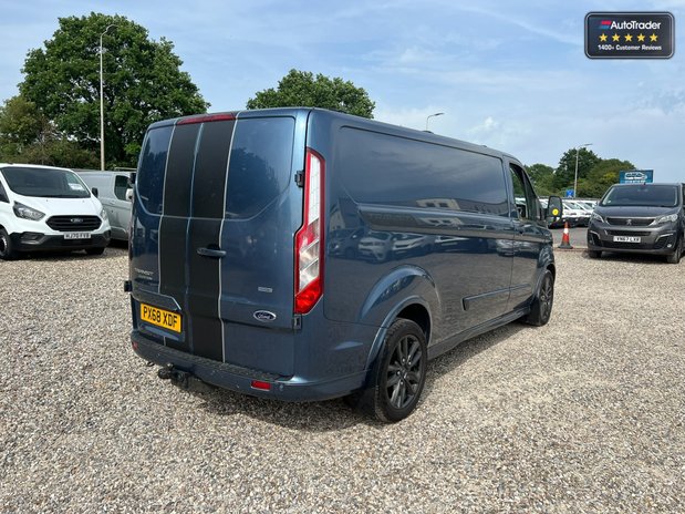 Ford Transit Custom LWB L2H1 Low Roof Sport 280 Air Con Alloys Sensors Cam Tow Bar EURO 6 NO VA 6