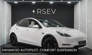 Tesla Model Y LONG RANGE AWD Enhanced Autopilot White Interior 20" Induction Alloys VAT Q 1