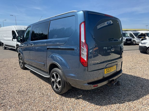 Ford Transit Custom Crew Cab AUTO SWB L1H1 320 Active Air Con Alloys Nav Sensors EURO 6 NO VAT 12