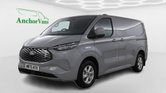 Ford E-Transit Custom 65KWH AUTO SWB L1H1 Low Roof Limited Air Con 218ps Alloys Sensors Cam EURO 1