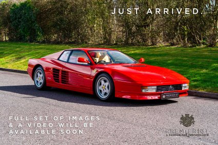 Ferrari Testarossa UK SUPPLIED. RHD. SPECIFICATION AND INFORMATION COMING SOON. 