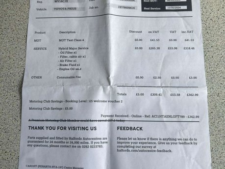 Toyota Prius 1.8 VVT 8.8kWh Business Edition Plus Hatchback 5dr Petrol Plug-in Hybrid CV 11