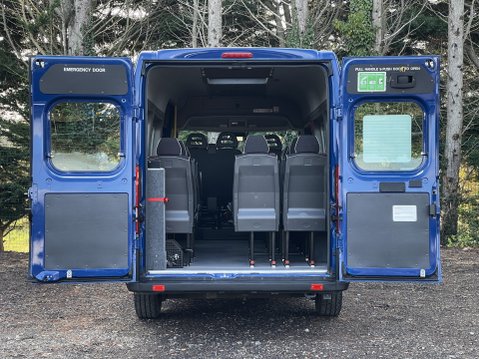 Peugeot Boxer BLUE HDI 440 L4H2 17SEAT LIGHTWEIGHT MINIBUS with Telescopic ramps. Euro 6 14