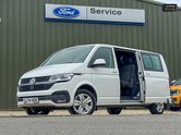Volkswagen Transporter Crew Cab LWB L2H1 T32 Tdi 150 BHP Auto Kombi Highline Air Con Sensors EURO 1