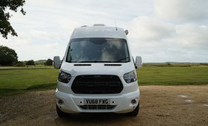 Ford Transit 350 L3 H3 P/V DRW FSH New Brakes Off Grid Solar Cassette Toilet Air Con +++ 11