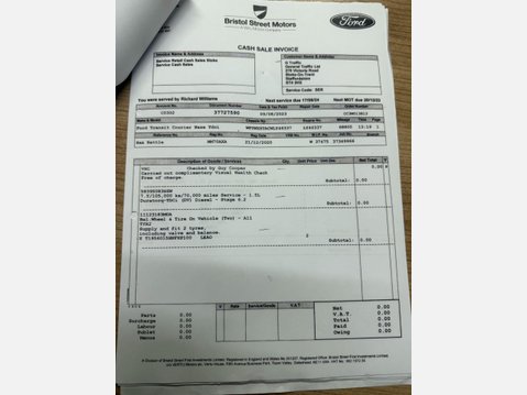 Ford Transit Courier 1.5 TDCi Panel Van 5dr Diesel Manual L1 Euro 6 (SLD) (75 ps) 45