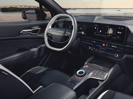 Image of Kia Sportage interior.